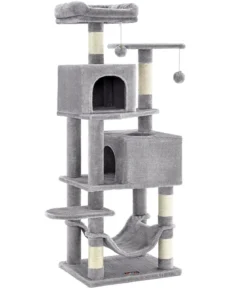 Feandrea Kratzbaum, hellgrau, ca. B49/H155/T40 cm