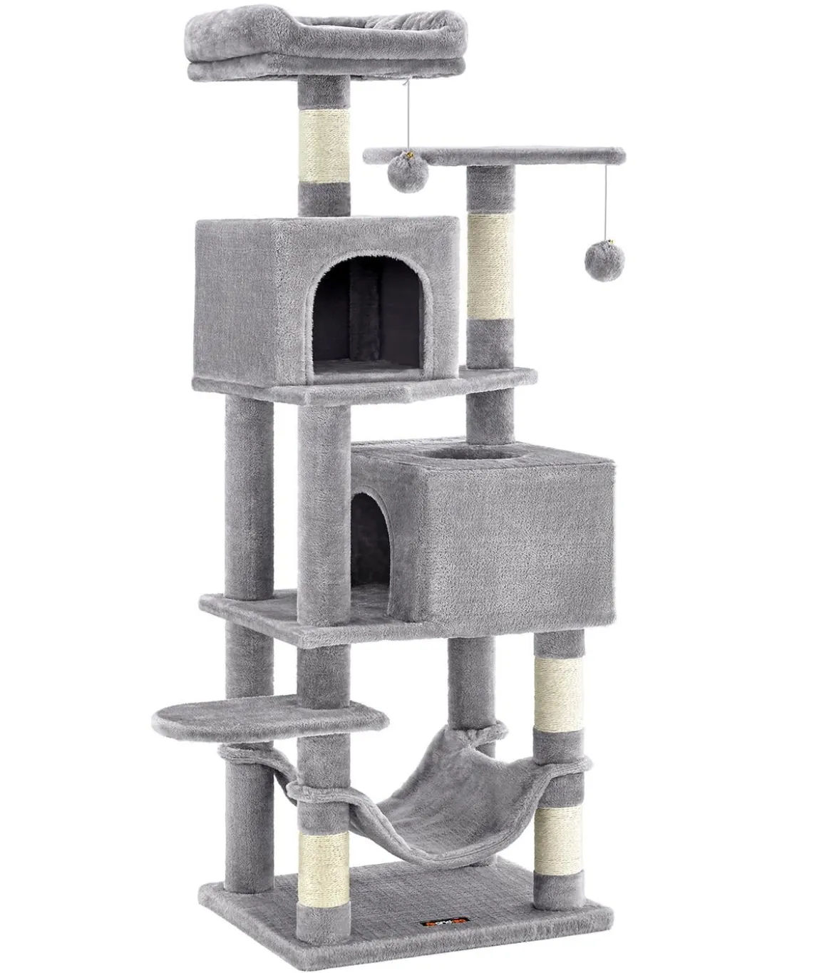 Feandrea Kratzbaum, hellgrau, ca. B49/H155/T40 cm