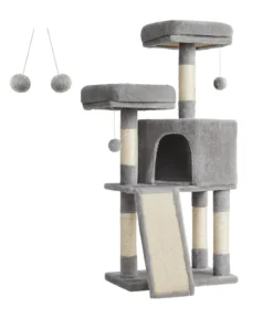 Feandrea Kratzbaum, hellgrau, ca. B50/H115/T35 cm