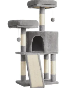 Feandrea Kratzbaum, hellgrau, ca. B50/H115/T35 cm