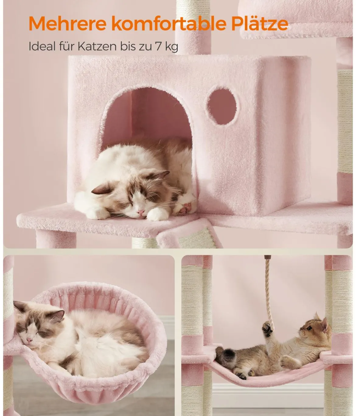 Feandrea Kratzbaum XXL, ca. B60/H206/T50 cm