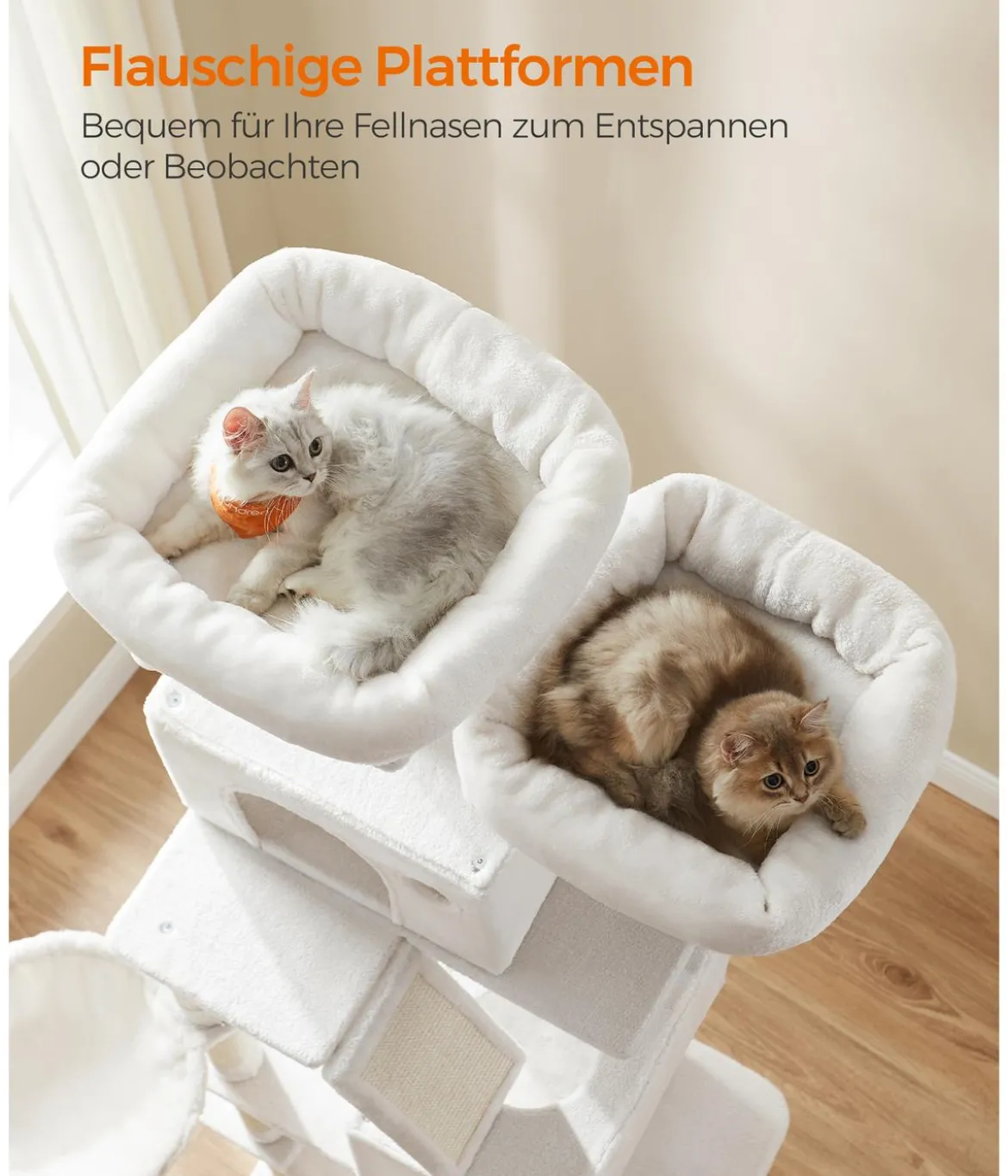 Feandrea Kratzbaum XXL, ca. B60/H206/T50 cm