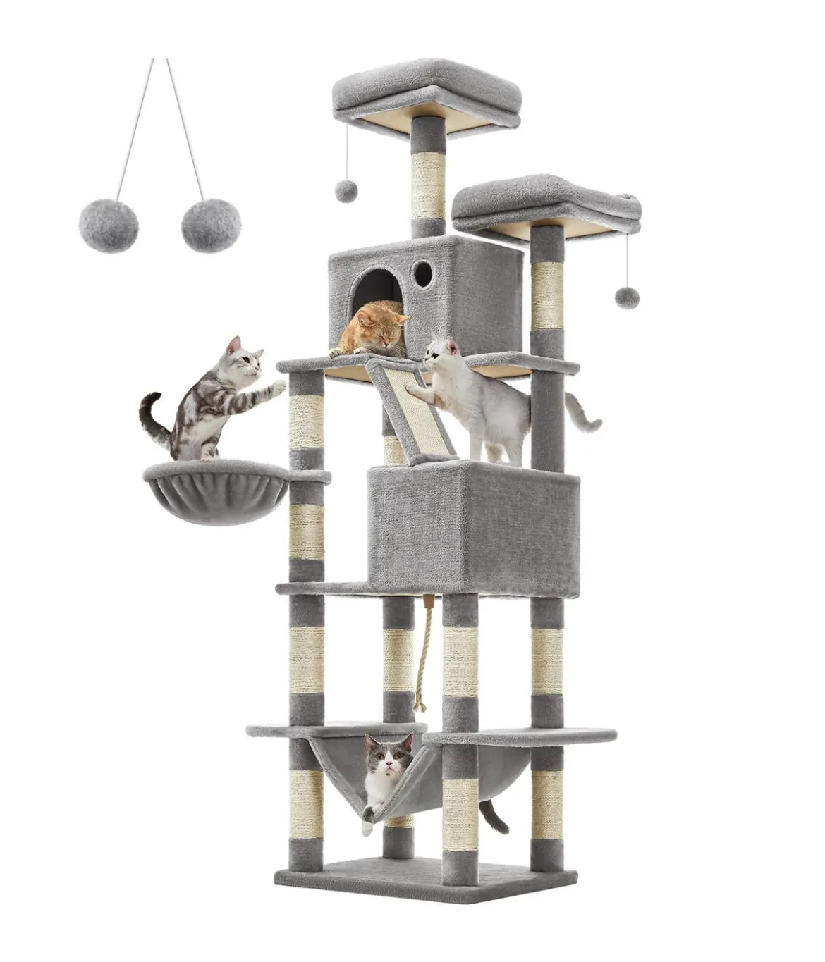 Feandrea Kratzbaum XXL, ca. B60/H206/T50 cm