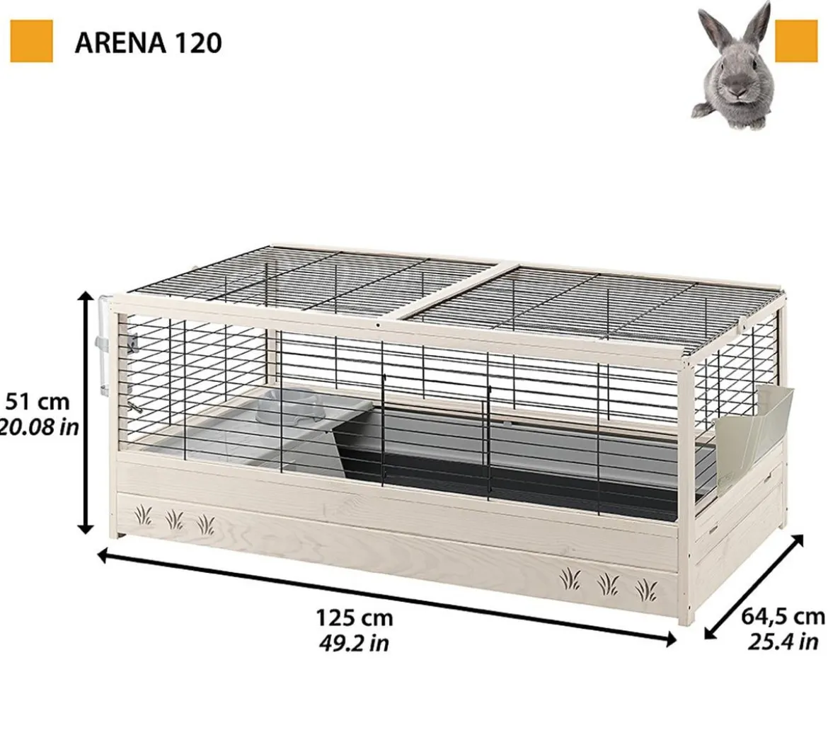ferplast Nagerheim Arena 120, hellbraun, ca. B125/H51/T64 cm