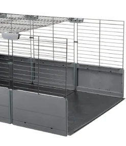 ferplast Nagerheim Multipla Maxi, schwarz, ca. B142/H50/T72 cm
