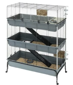 ferplast Nagerheim Rabbit 120 Tris, grau, ca. B118/H166/T58 cm