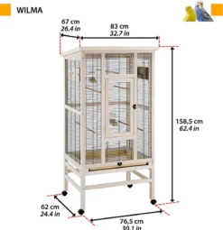 ferplast Vogelvoliere Wilma, hellbraun
