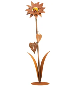 Ferrum Glas-Blume Sonnenblume, ca. H112 cm