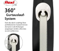flexi® Hundeleine Gurt-Leine Comfort, M, 5 m