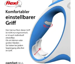 flexi® Hundeleine Gurt-Leine Comfort, L, 5 m