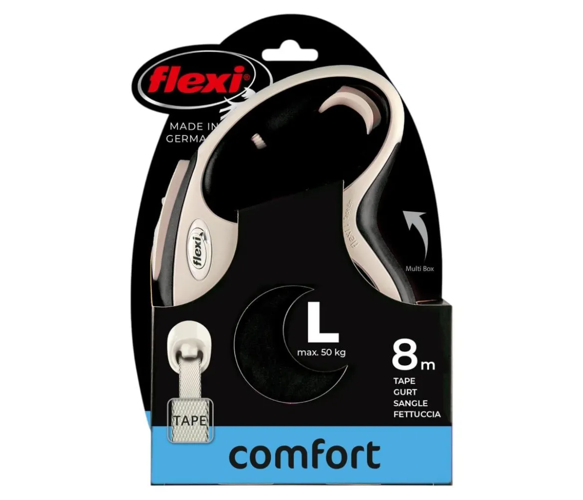 flexi® Hundeleine Gurt-Leine Comfort, L, 8 m