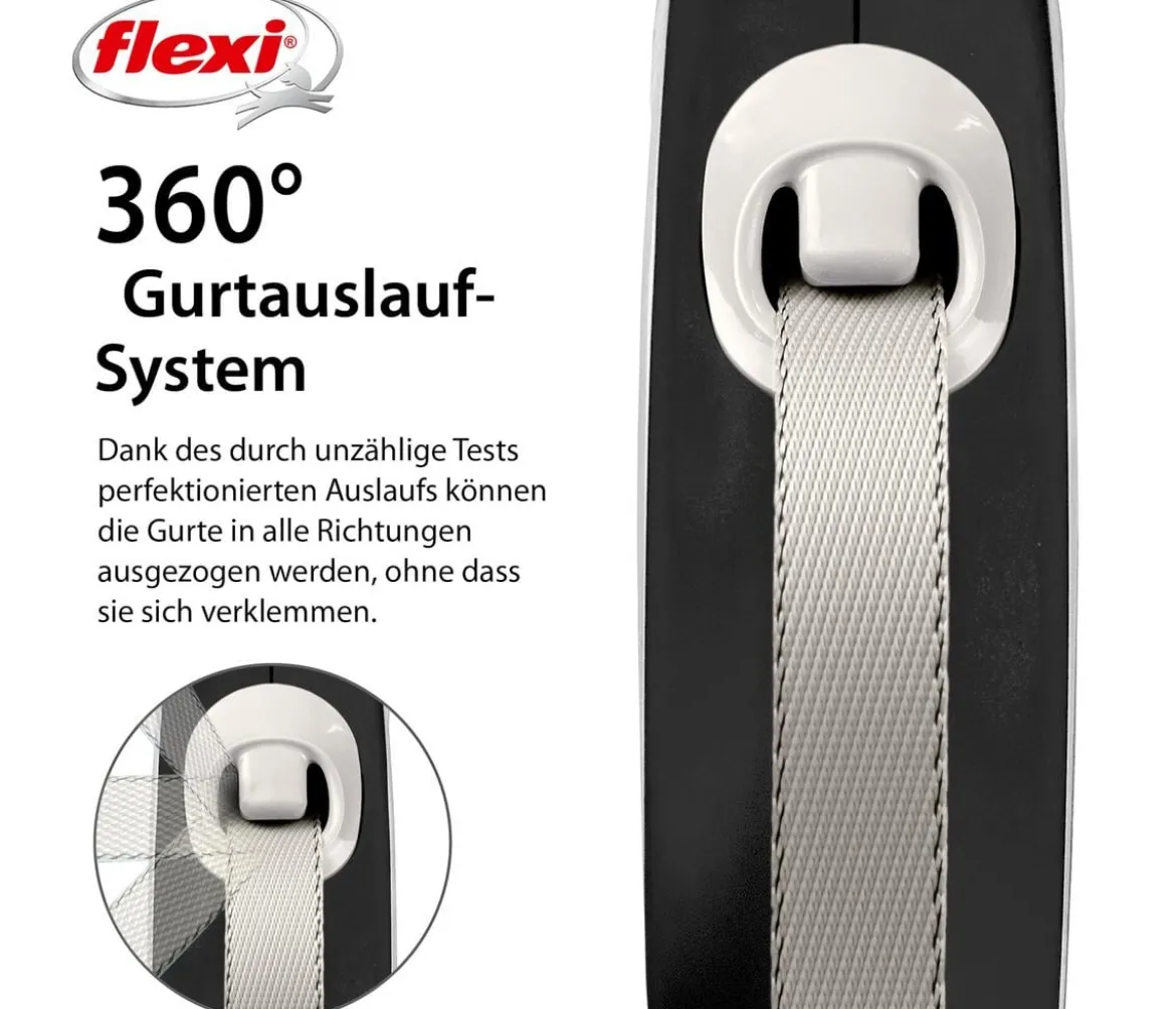 flexi® Hundeleine Gurt-Leine Comfort, L, 8 m