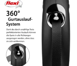 flexi® Hundeleine Gurt-Leine Classic, M, 5 m