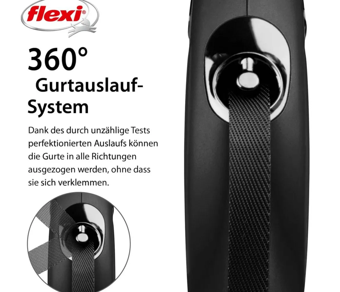 flexi® Hundeleine Gurt-Leine Classic, M, 5 m