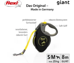 flexi® Hundeleine Gurt-Leine Giant, 8 m