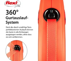 flexi® Hundeleine Gurt-Leine Xtreme, S, 5 m