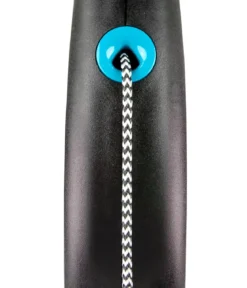 flexi® Hundeleine Seil-Leine Black Design, M, 5 m