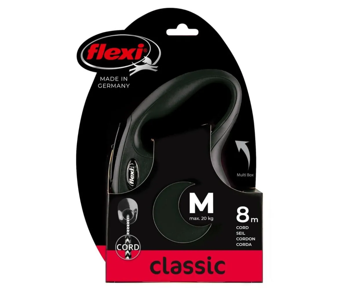 flexi® Hundeleine Seil-Leine Classic, M, 8 m