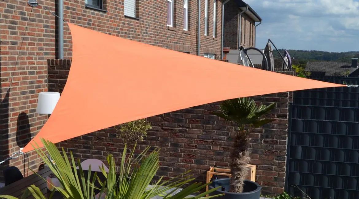 Floracord Sonnensegel, dreieckig, ca. B460/T460 cm