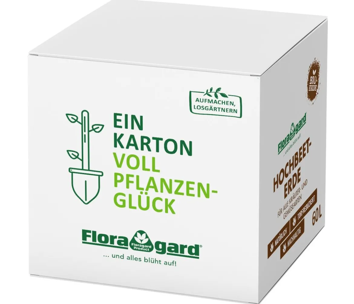 Floragard Bio Hochbeeterde Box, 60 l