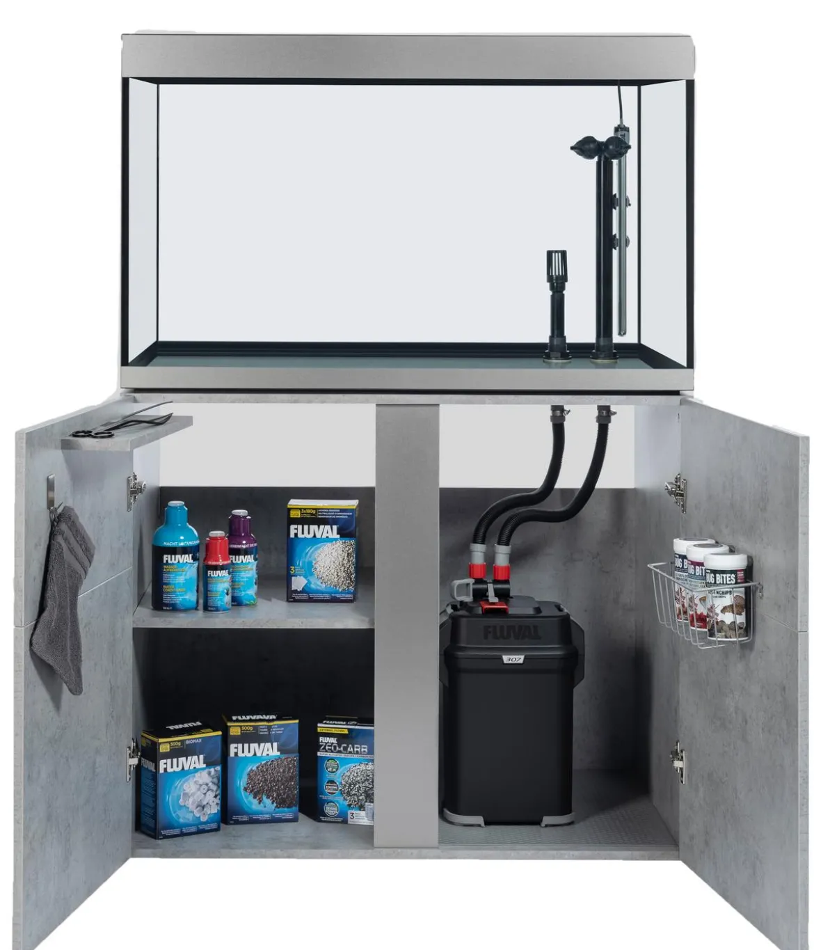 FLUVAL® Aquarium Kombination Siena 270, ca. B90/H128/T55 cm, 272 l