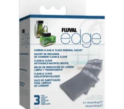 FLUVAL® Edge Aktivkohle-Nachfüllbeutel, Clean & Clear, 3er