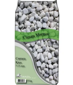 Gandl Carrara Zierkies 7 - 15 mm, weiss, 25 kg