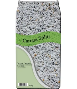 Gandl Carrara Ziersplitt 8 - 12 mm, weiss, 10 kg