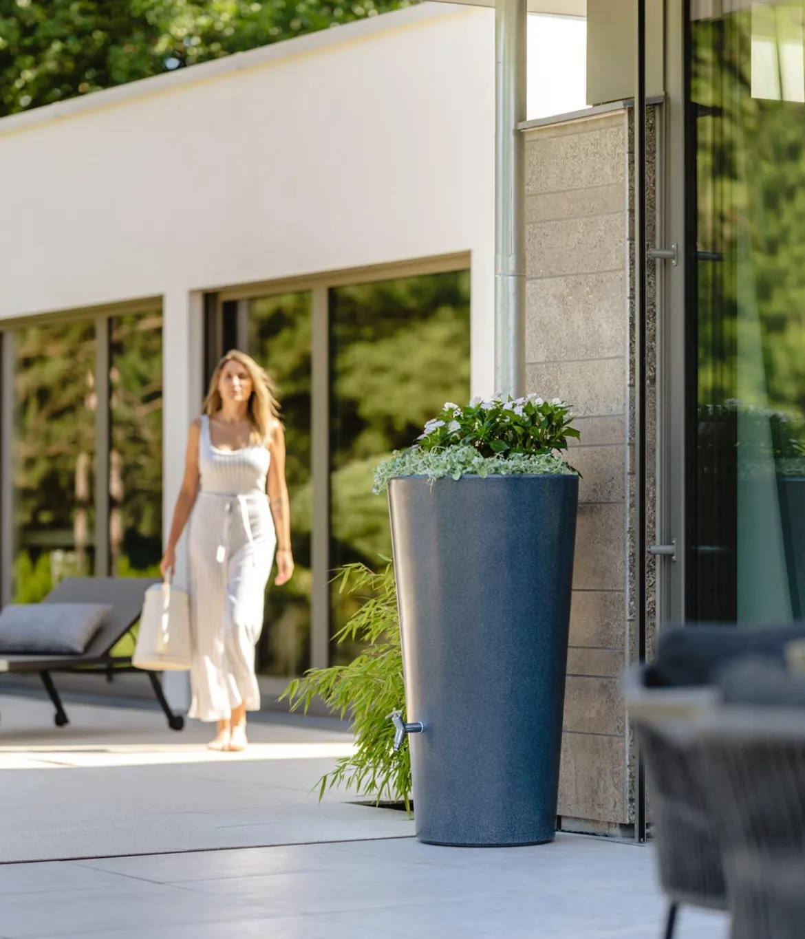 Garantia 2in1 Regenspeicher Stone Lava, 210 l