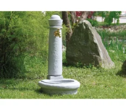 GARANTIA Kunststoff-Gartenbrunnen Venezia, 44 x 52 x 90 cm