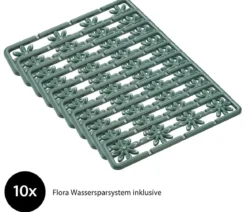 Garantia Kunststoff-Hochbeet Ergo Wood inkl. Wassersparsystem