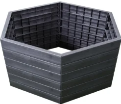 Garantia Kunststoff-Hochbeet Ergo Wood inkl. Wassersparsystem