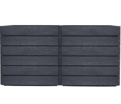 Garantia Kunststoff-Hochbeet Ergo Quadro Stone inkl. Wassersparsystem