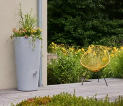 GARANTIA Stone 2in1 Regenspeicher, silver, ca. 210 l
