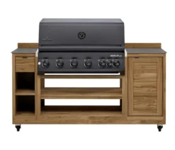 garbou Outdoor-Küche Trolley mit Grill, ca. B171/H121/T62 cm