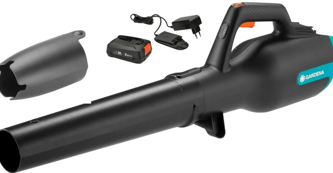 GARDENA Akku-Bläser-Set PowerJet 18V P4A, 4-teilig