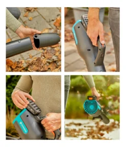 GARDENA Akku-Bläser-Set PowerJet 18V P4A, 4-teilig