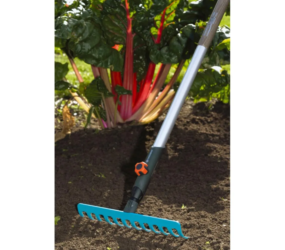 GARDENA combisystem Rechen für den Garten, 41 cm