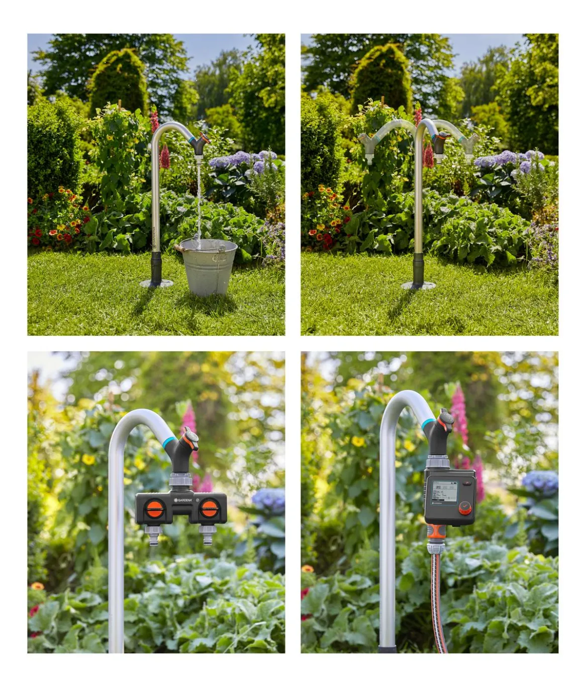 GARDENA Garten-Wasserhahn Sprinklersystem Pipeline