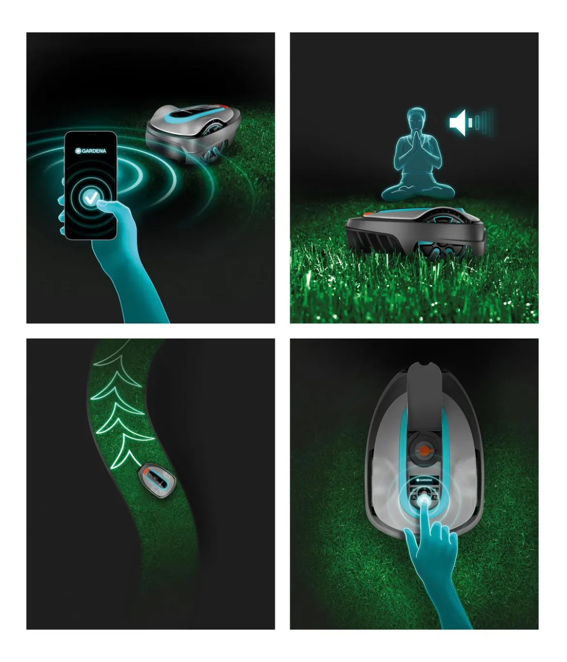 GARDENA Mähroboter-Set smart SILENO City 600