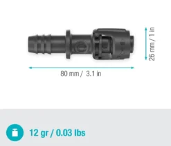 GARDENA Micro-Drip-System Universalverbinder, 1/2