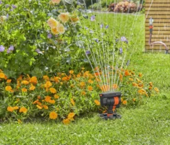 GARDENA Sprinklersystem Start-Set Pipeline mit Viereckregner, 13-teilig