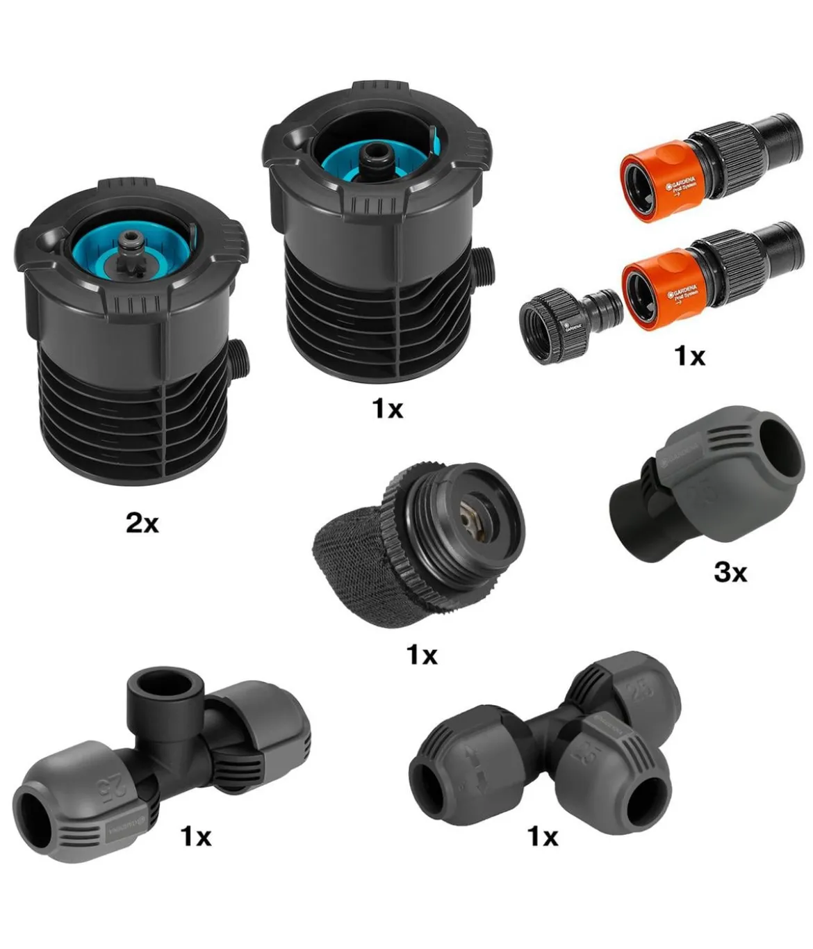 GARDENA Sprinklersystem Start-Set Pipeline, 9-teilig