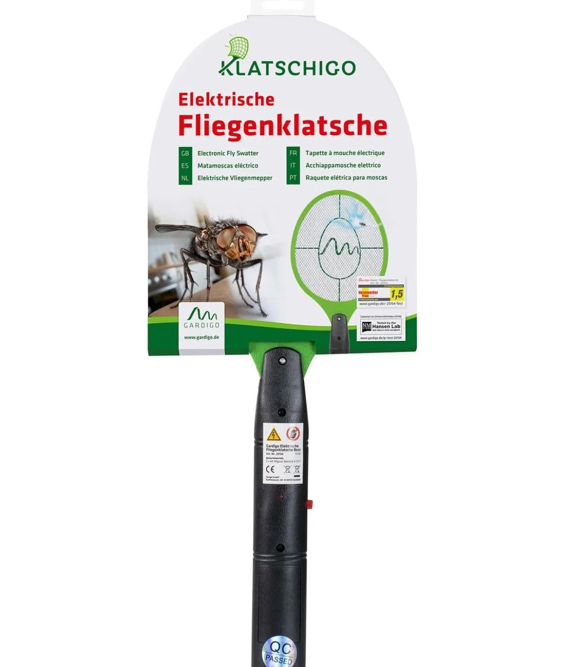 Gardigo Elektrische Fliegenklatsche Bzzz, 1 Stk.