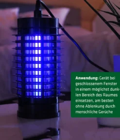 Gardigo UV-LED Indoor Fluginsektenvernichter, ca. B11/H20/T10 cm