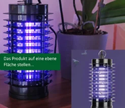 Gardigo UV-LED Indoor Fluginsektenvernichter, ca. B11/H20/T10 cm