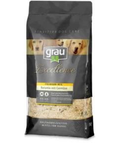 GRAU Ergänzungsfuttermittel für Hunde, Excellence Premium-Mix Reismix mit Gemüse, 5 kg