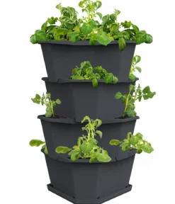 Gusta Garden Kartoffelturm Paul Potato Starter, 4 Etagen, ca. B44/H65/T44 cm