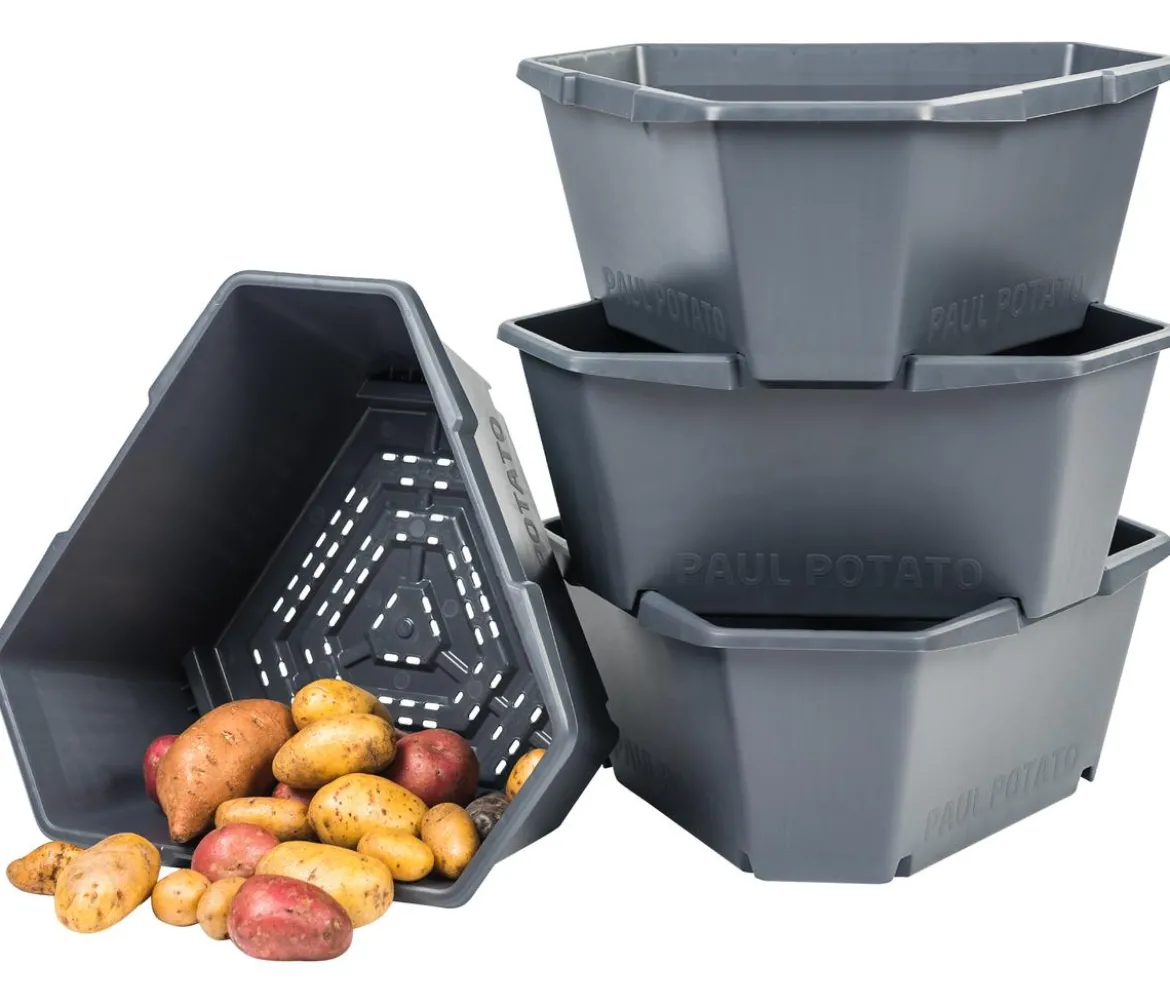 Gusta Garden Kartoffelturm Paul Potato Starter, 4 Etagen, ca. B44/H65/T44 cm