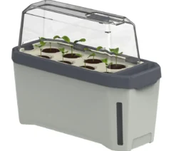 Gusta Garden Kräutertopf Harry Herbs mit Anzuchthaube, ca. B36/H25/T15 cm